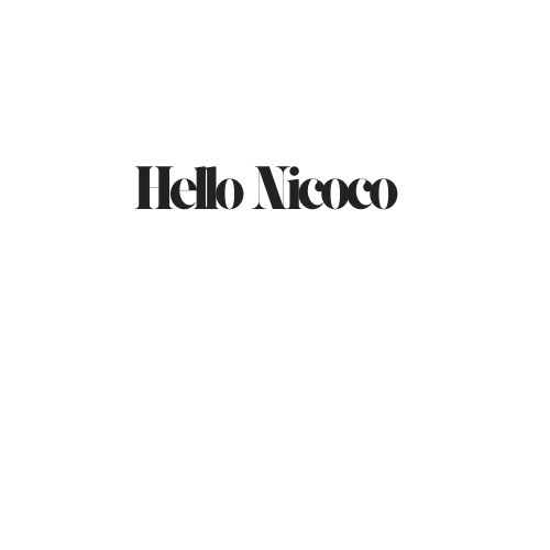 Hello Nicoco